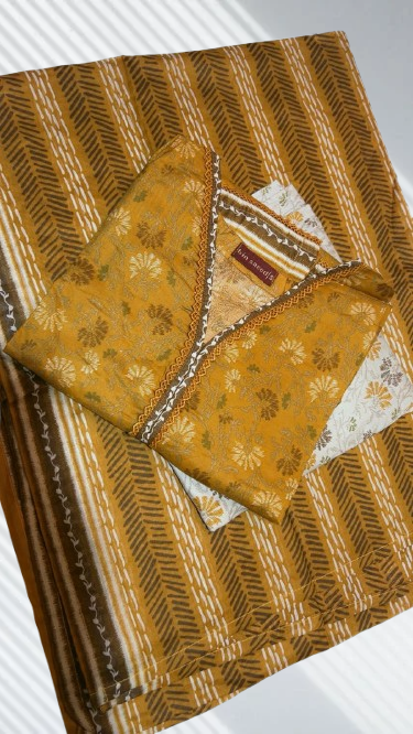 Binsaeed 3 Piece Lawn Stitch