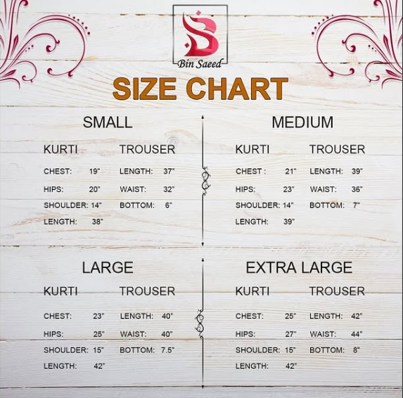 Binsaeed Co-ords 2 Piece Lawn Stitch