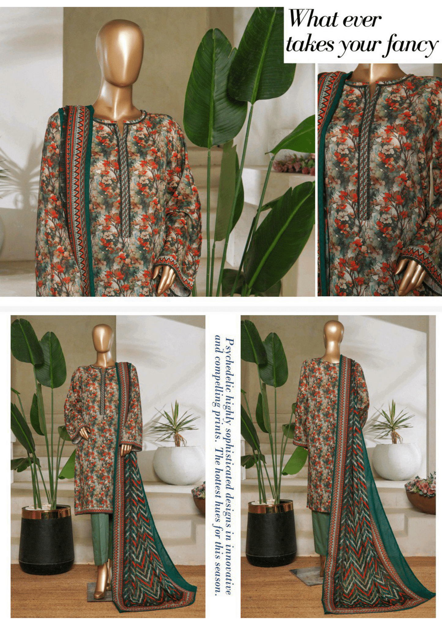 Binsaeed 3 Piece Lawn Stitch