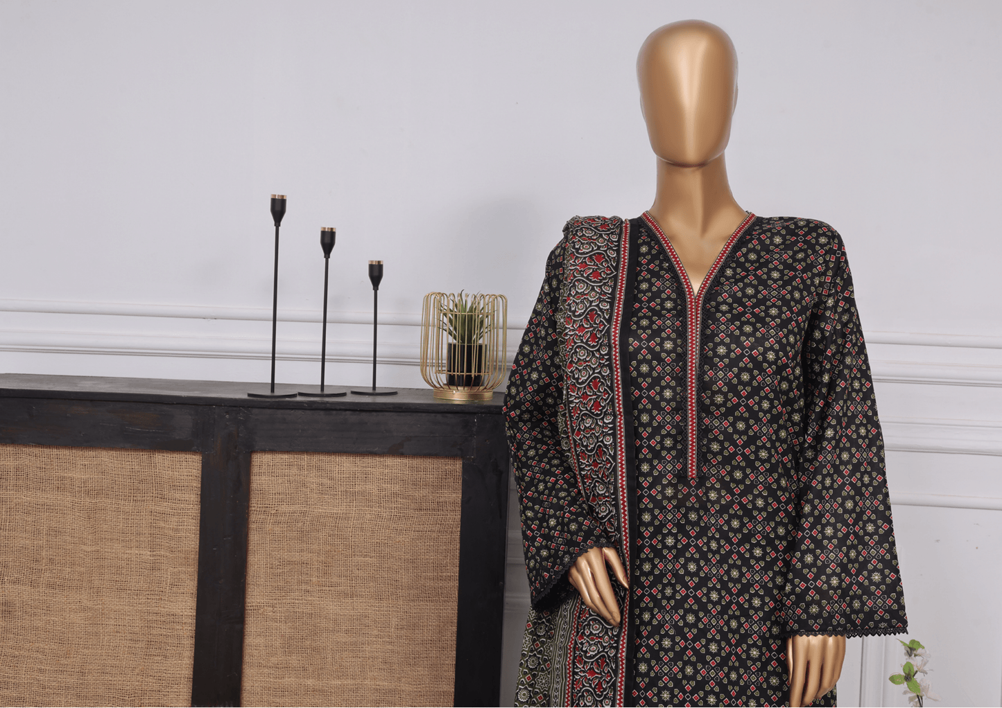 Bin Saeed Exculsive Printed Farshi Shalwar Stitch