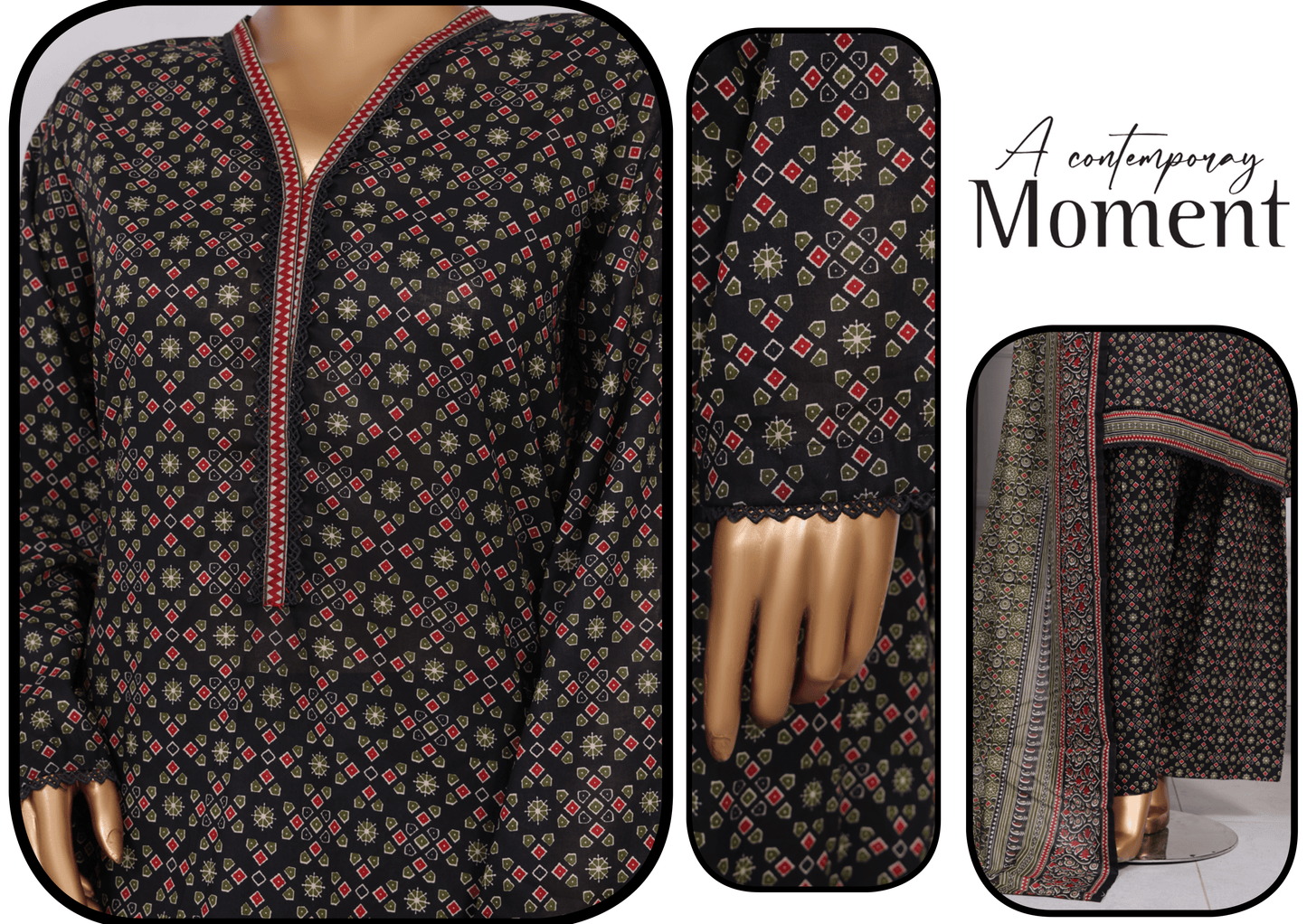 Bin Saeed Exculsive Printed Farshi Shalwar Stitch