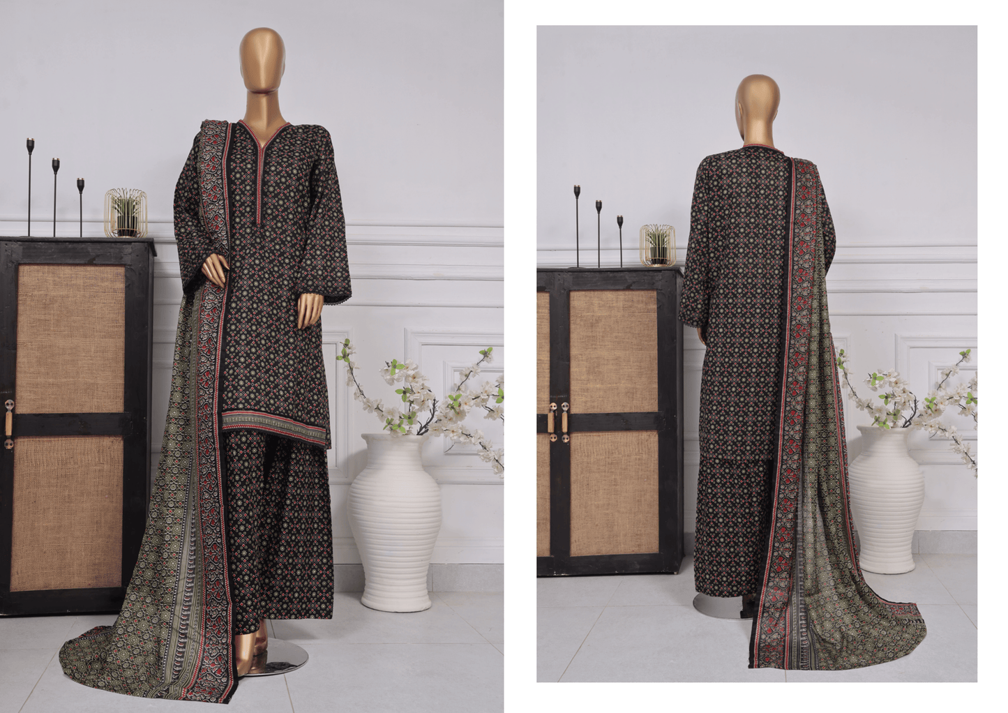 Bin Saeed Exculsive Printed Farshi Shalwar Stitch