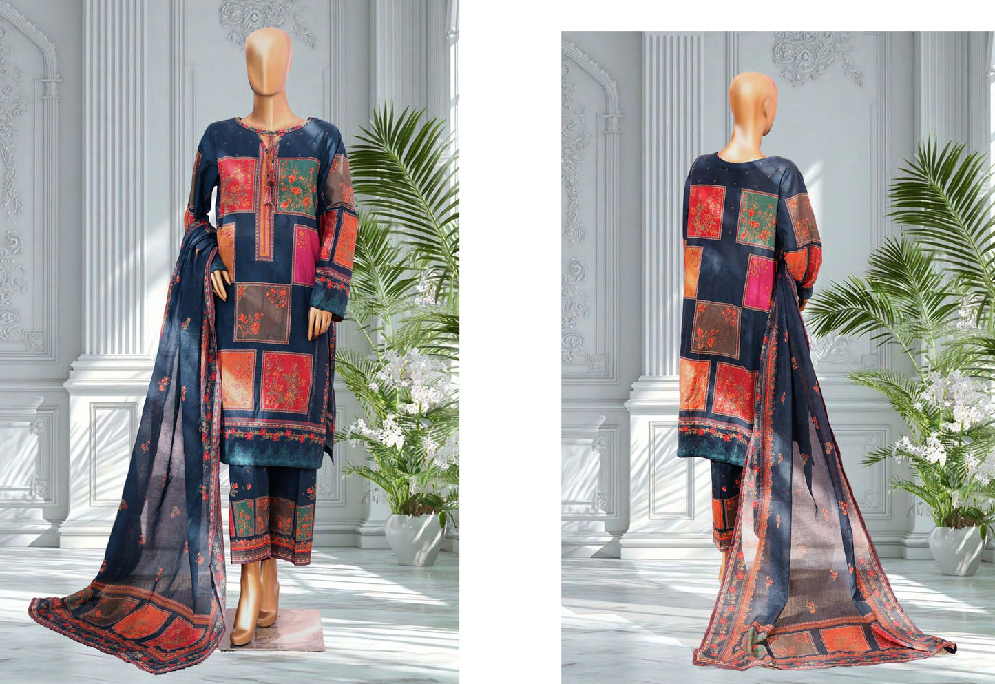Binsaeed 3 Piece Lawn Stitch