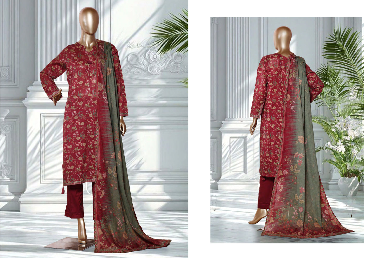 Binsaeed 3 Piece Lawn Stitch