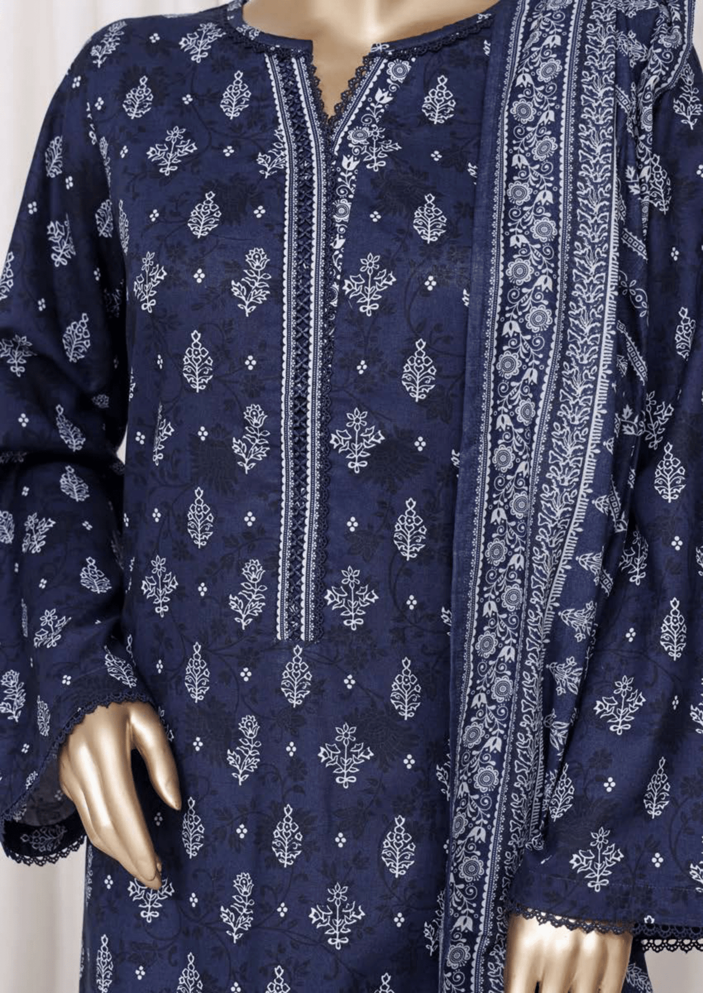 Binsaeed 3 Piece Cotton Stitch