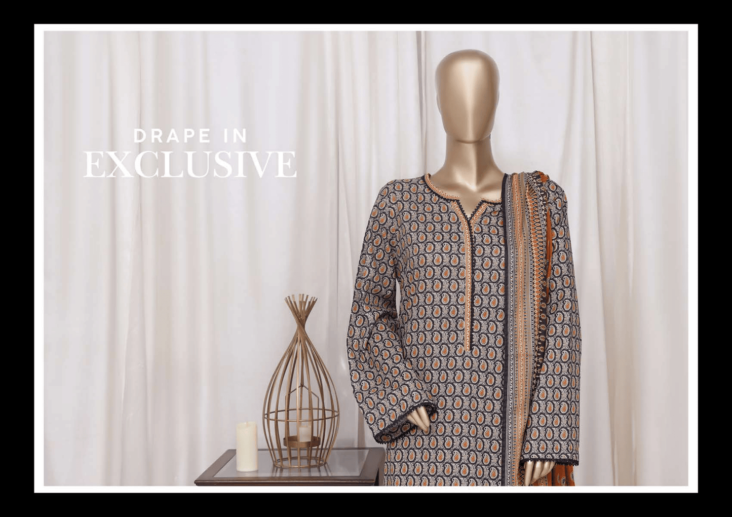Binsaeed 3 Piece Cotton Stitch