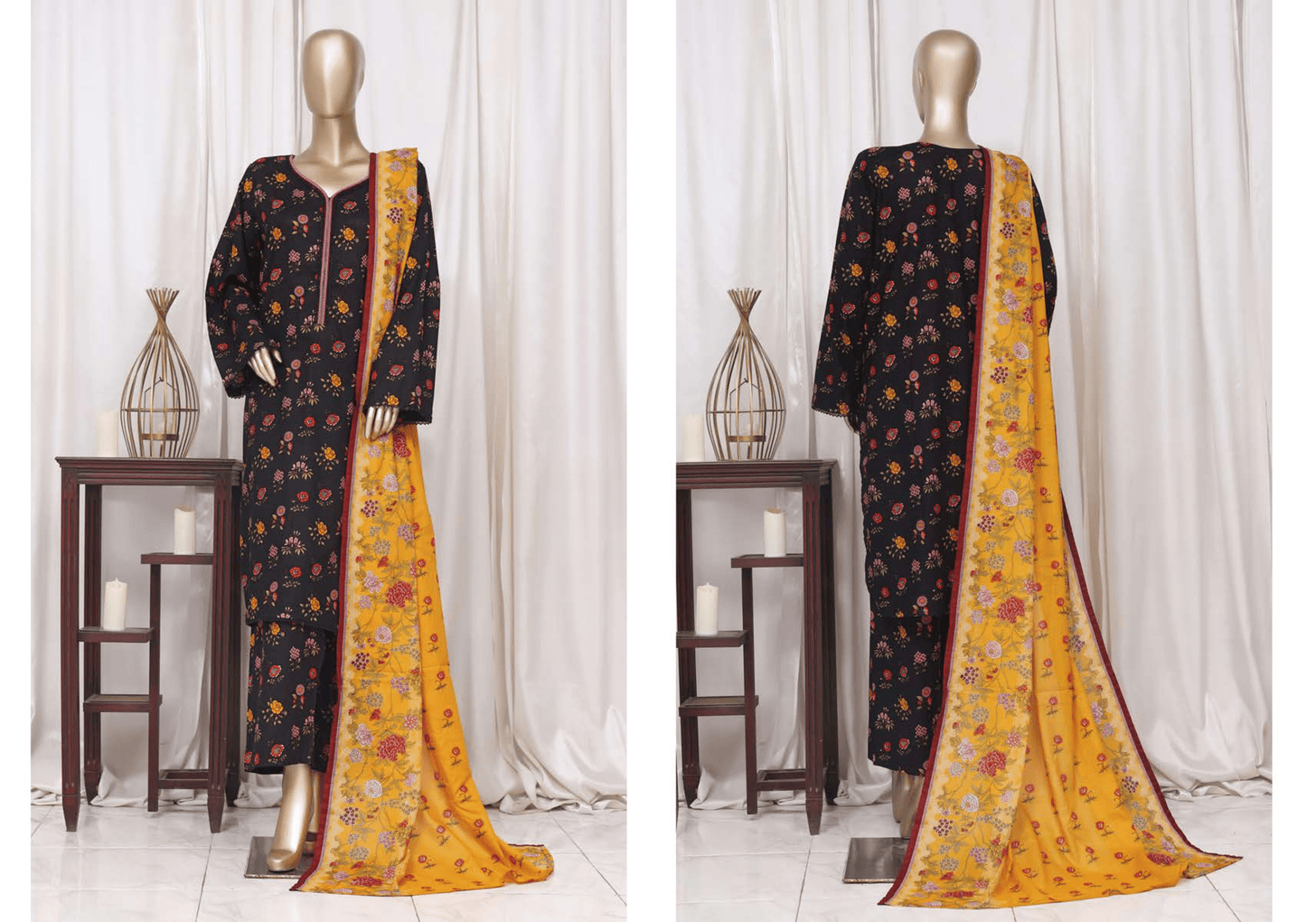 Binsaeed 3 Piece Cotton Stitch