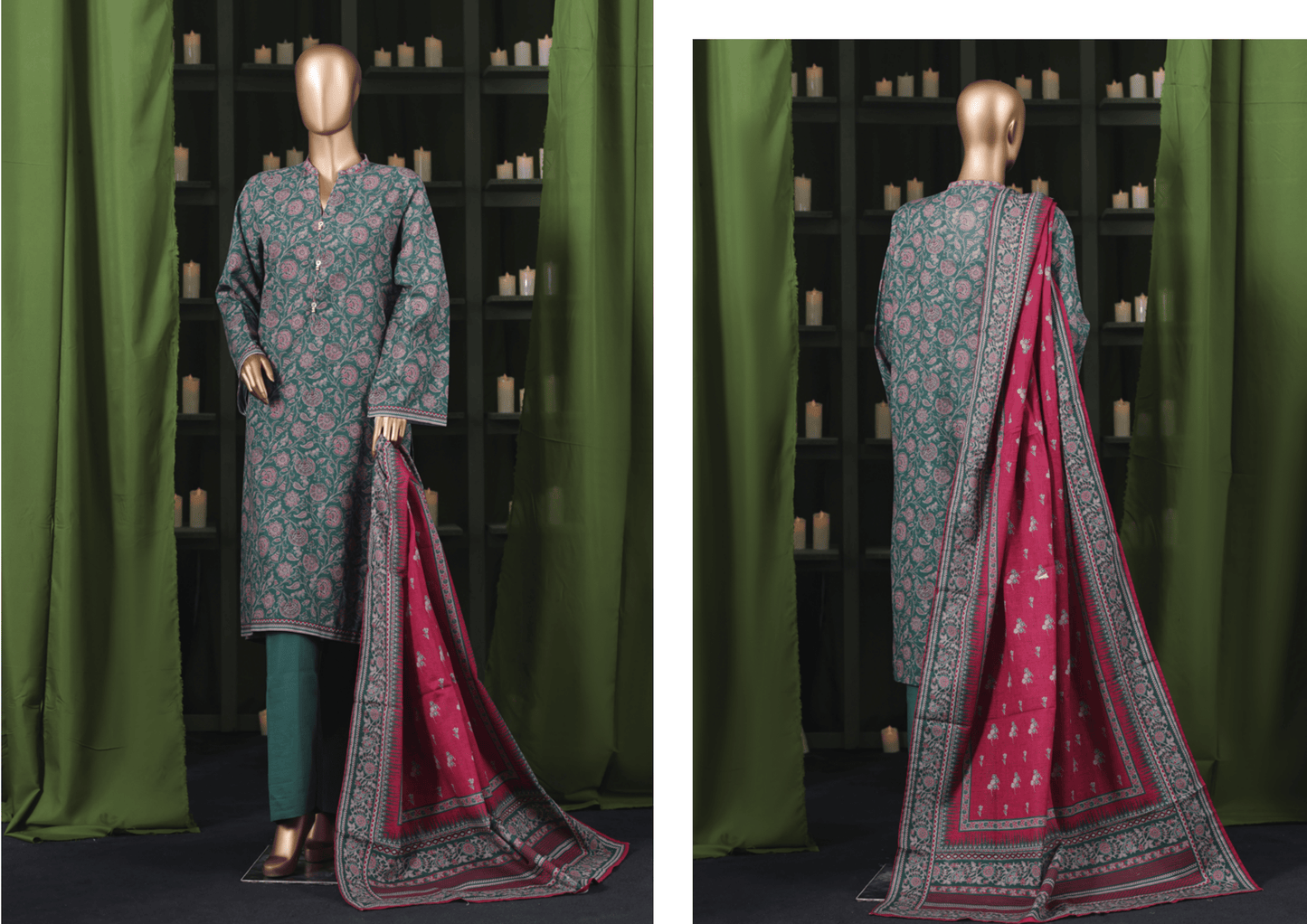 Binsaeed 3 Piece Khaddar Stitch