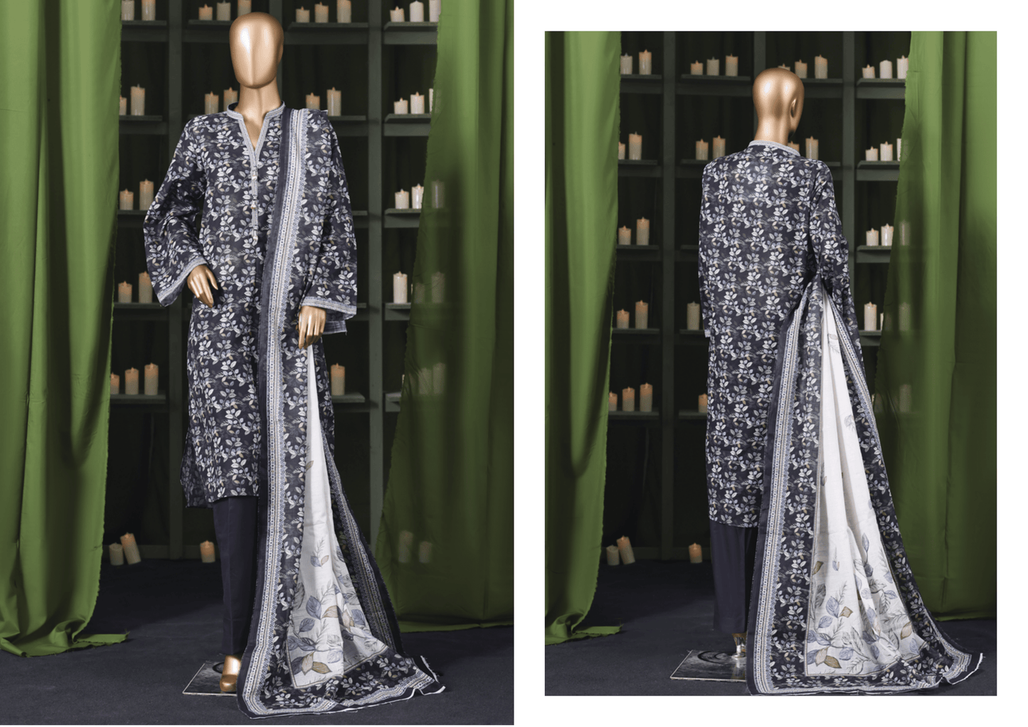 Binsaeed 3 Piece Khaddar Stitch