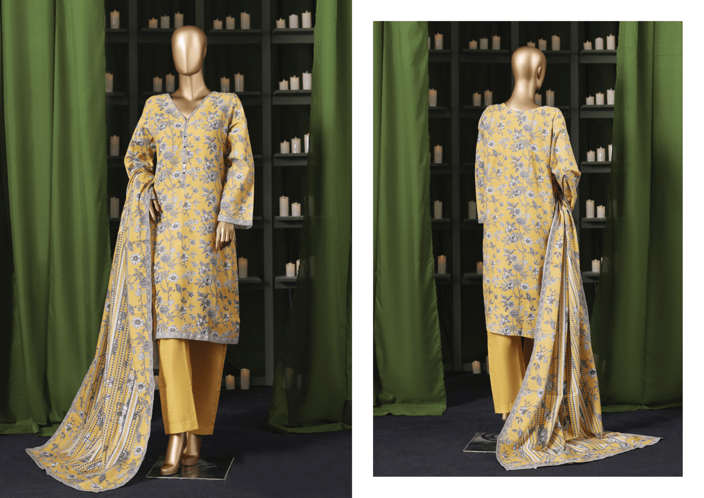 Binsaeed 3 Piece Khaddar Stitch