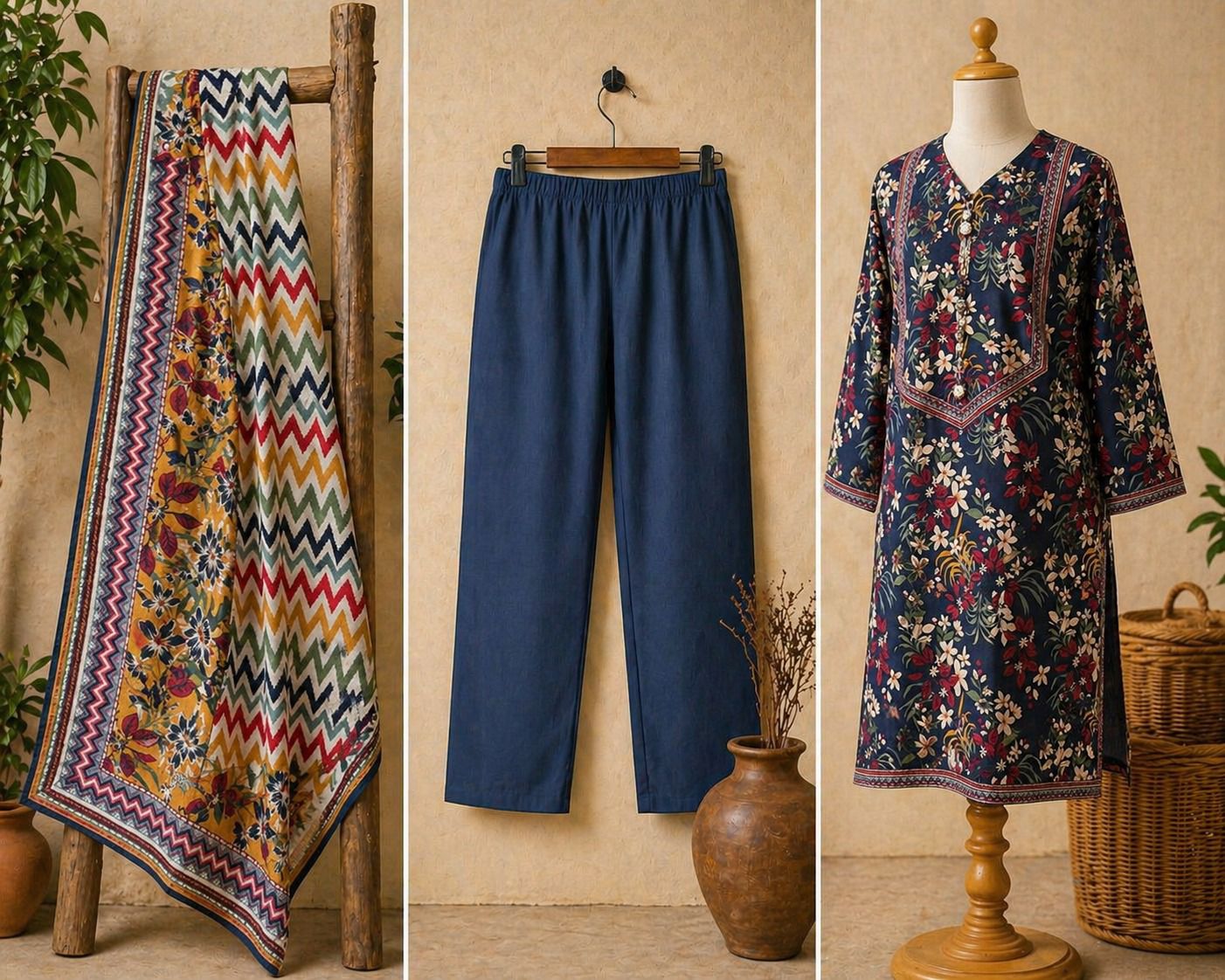 Binsaeed 3 Piece Lawn Stitch 25