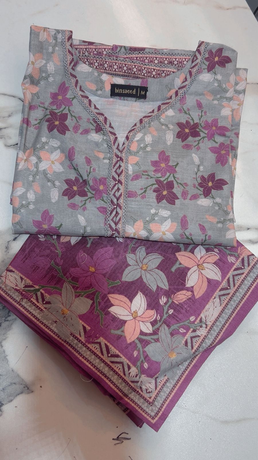 Binsaeed 2 Piece Khaddar Stitch