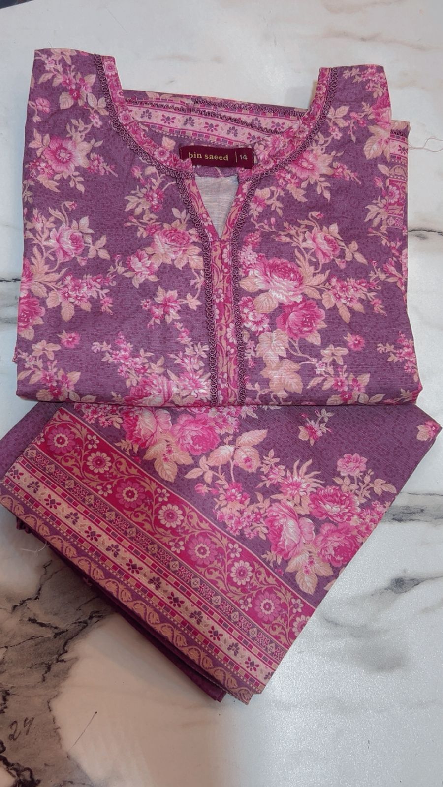 Binsaeed 2 Piece Khaddar Stitch