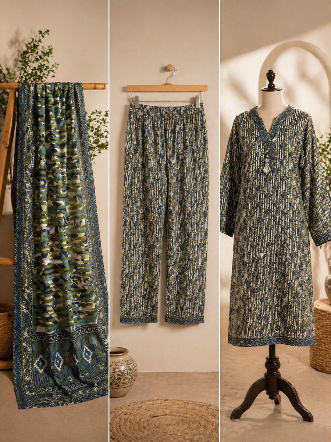 Binsaeed 3 Piece Lawn Stitch