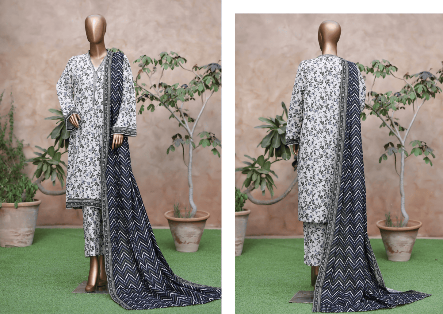 Binsaeed 3 Piece Khaddar Stitch 115