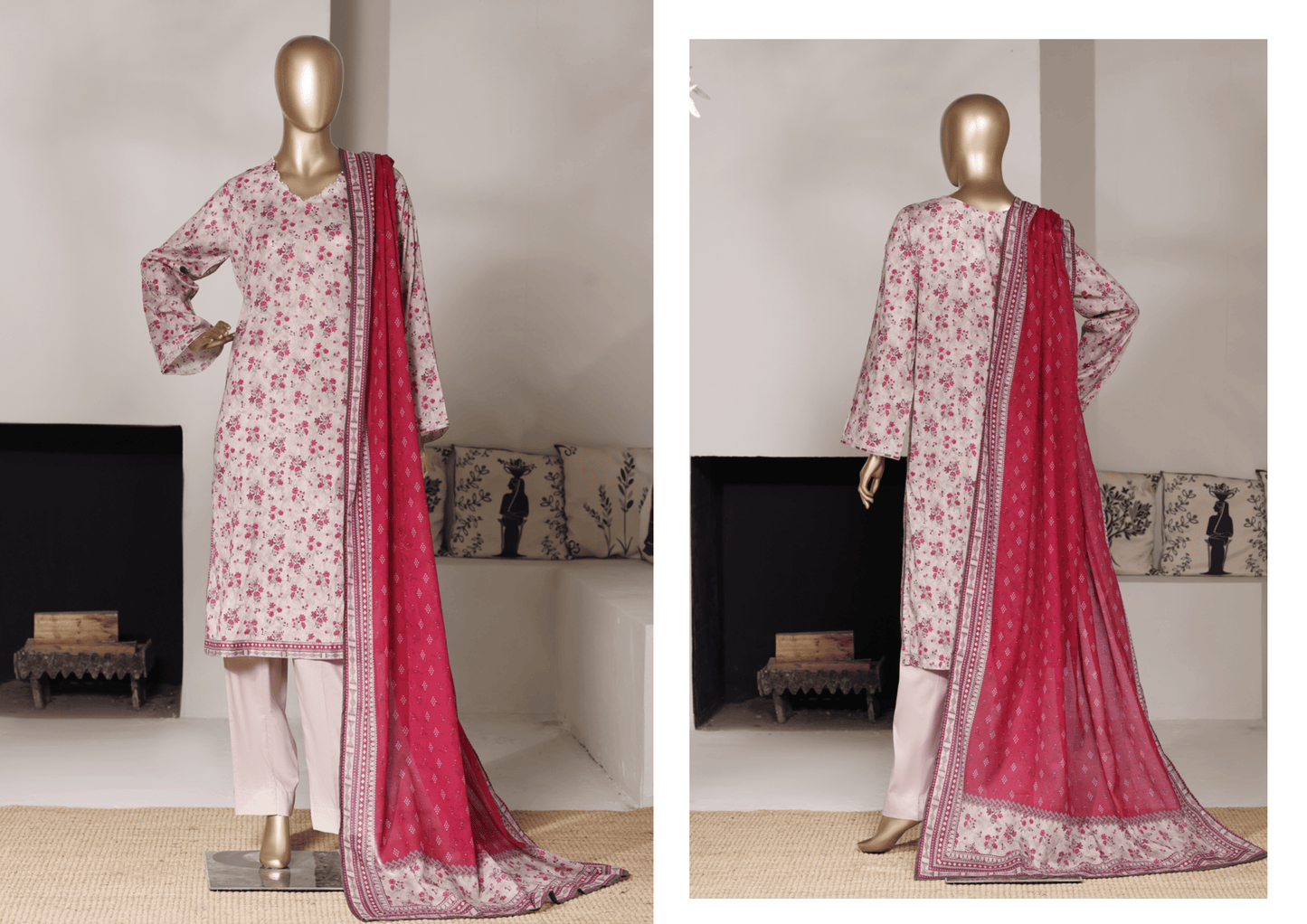 Binsaeed 3 Piece Lawn Stitch