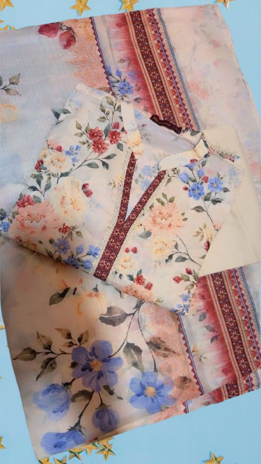 Binsaeed 3 Piece Lawn Stitch
