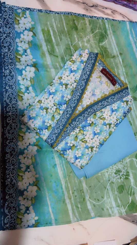 Binsaeed 3 Piece Lawn Stitch