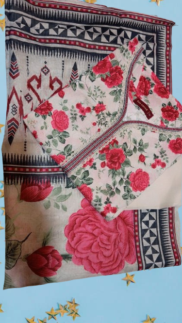 Binsaeed 3 Piece Lawn Stitch