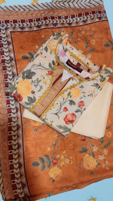 Binsaeed 3 Piece Lawn Stitch