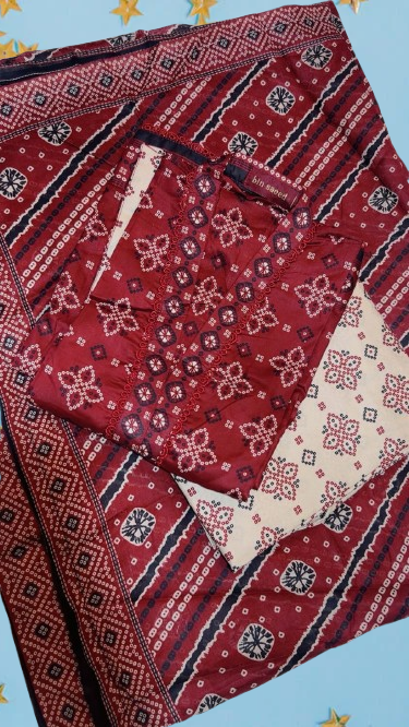 Binsaeed 3 Piece Lawn Stitch