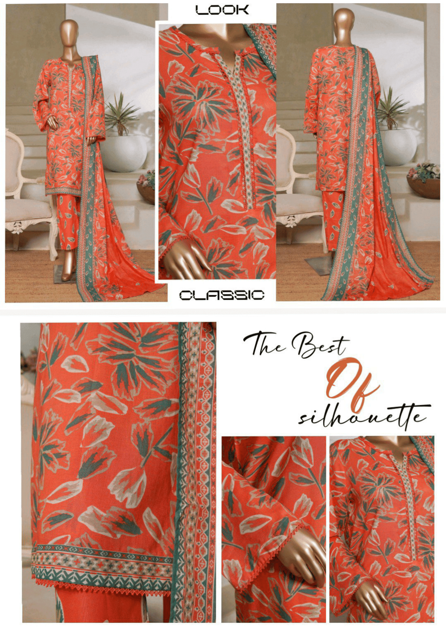 Binsaeed 3 Piece Lawn Stitch