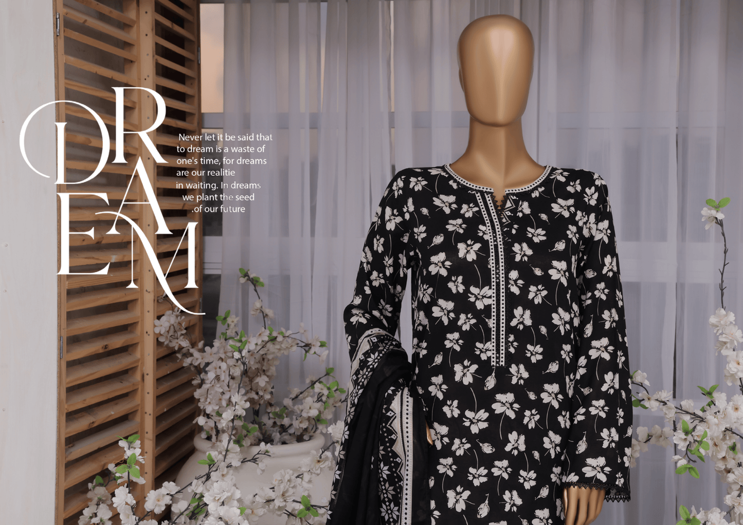 Bin Saeed Exculsive Printed Farshi Shalwar Stitch