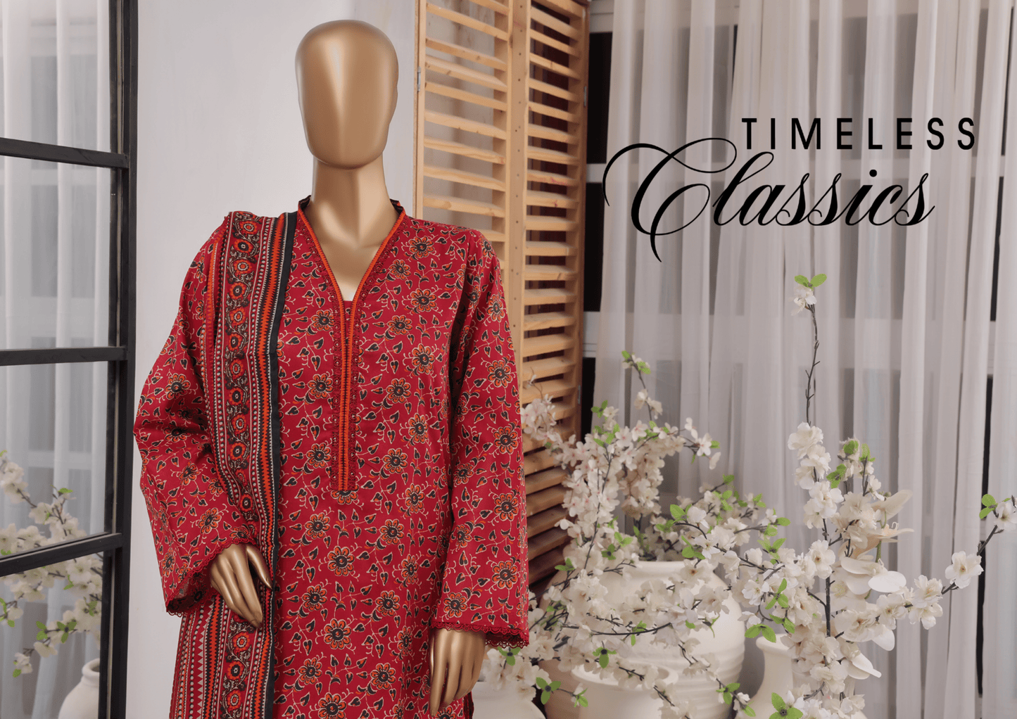 Bin Saeed Exculsive Printed Farshi Shalwar Stitch