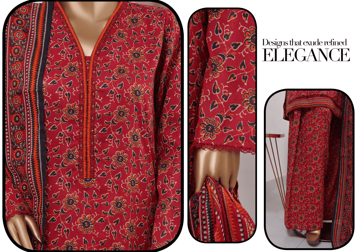 Bin Saeed Exculsive Printed Farshi Shalwar Stitch