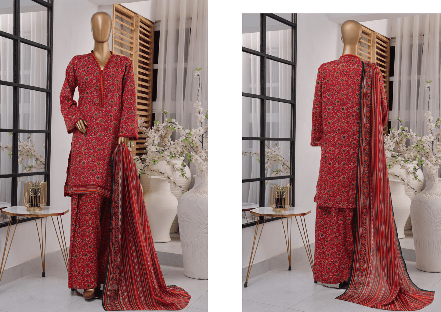 Bin Saeed Exculsive Printed Farshi Shalwar Stitch