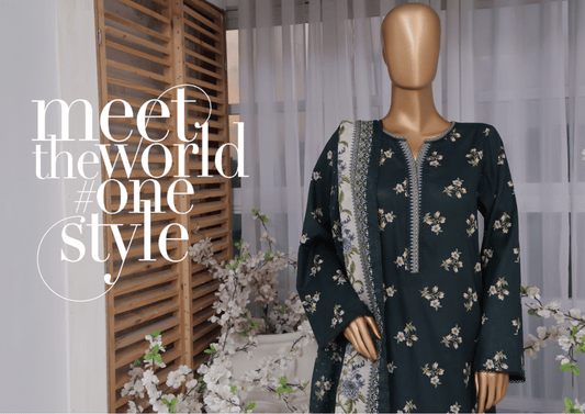 Bin Saeed Exculsive Printed Farshi Shalwar Stitch