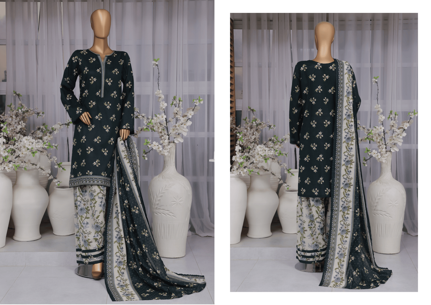 Bin Saeed Exculsive Printed Farshi Shalwar Stitch