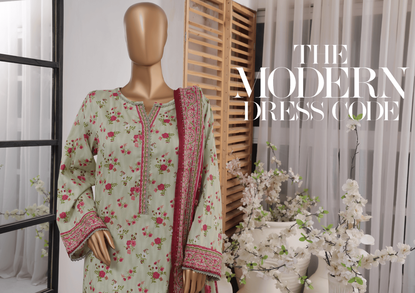 Bin Saeed Exculsive Printed Farshi Shalwar Stitch