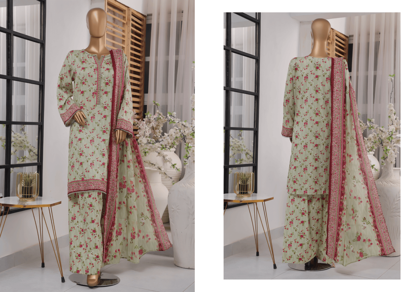 Bin Saeed Exculsive Printed Farshi Shalwar Stitch