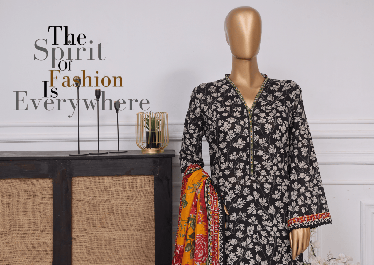 Bin Saeed Exculsive Printed Farshi Shalwar Stitch