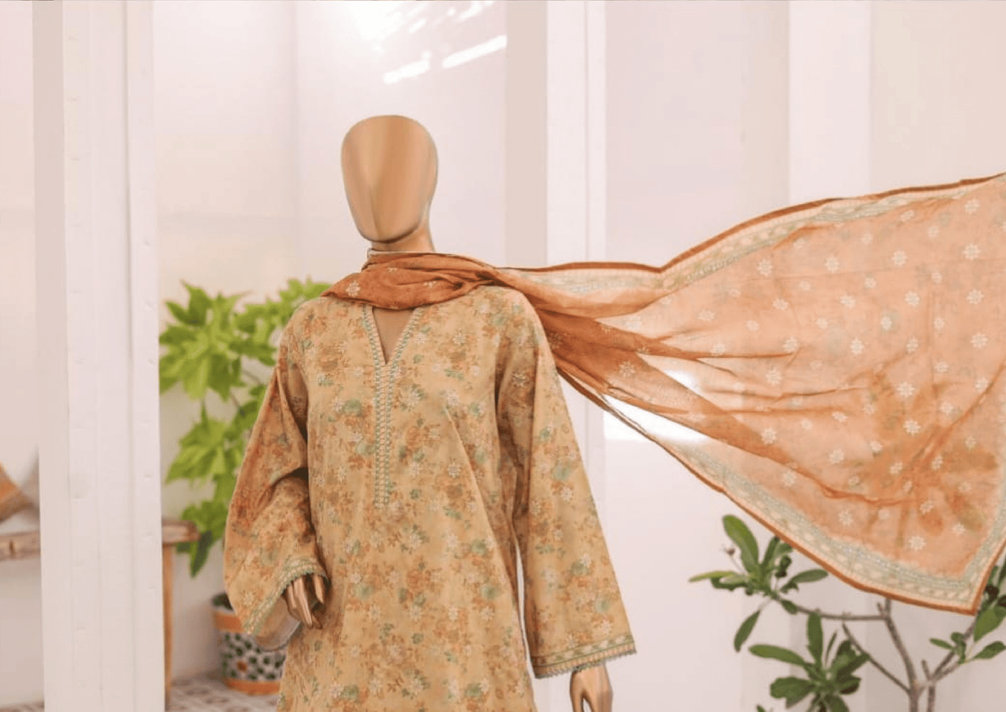 Bin Saeed Exculsive Printed Farshi Shalwar Stitch