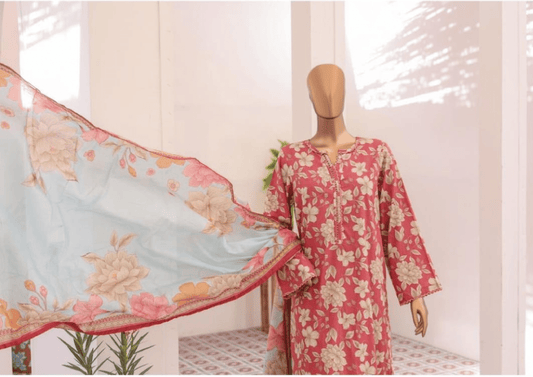 Bin Saeed Exculsive Printed Farshi Shalwar Stitch