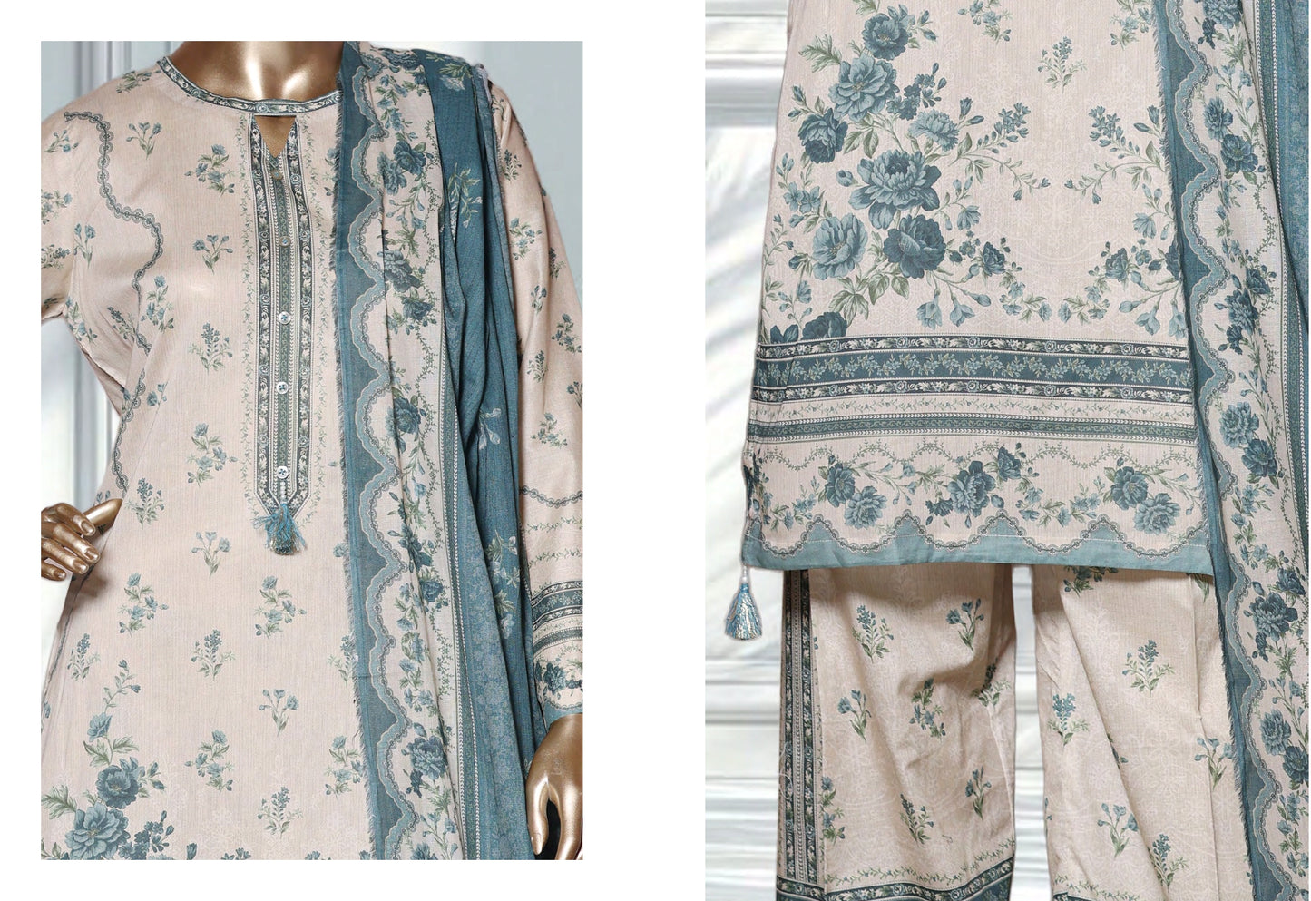 Binsaeed 3 Piece Lawn Stitch