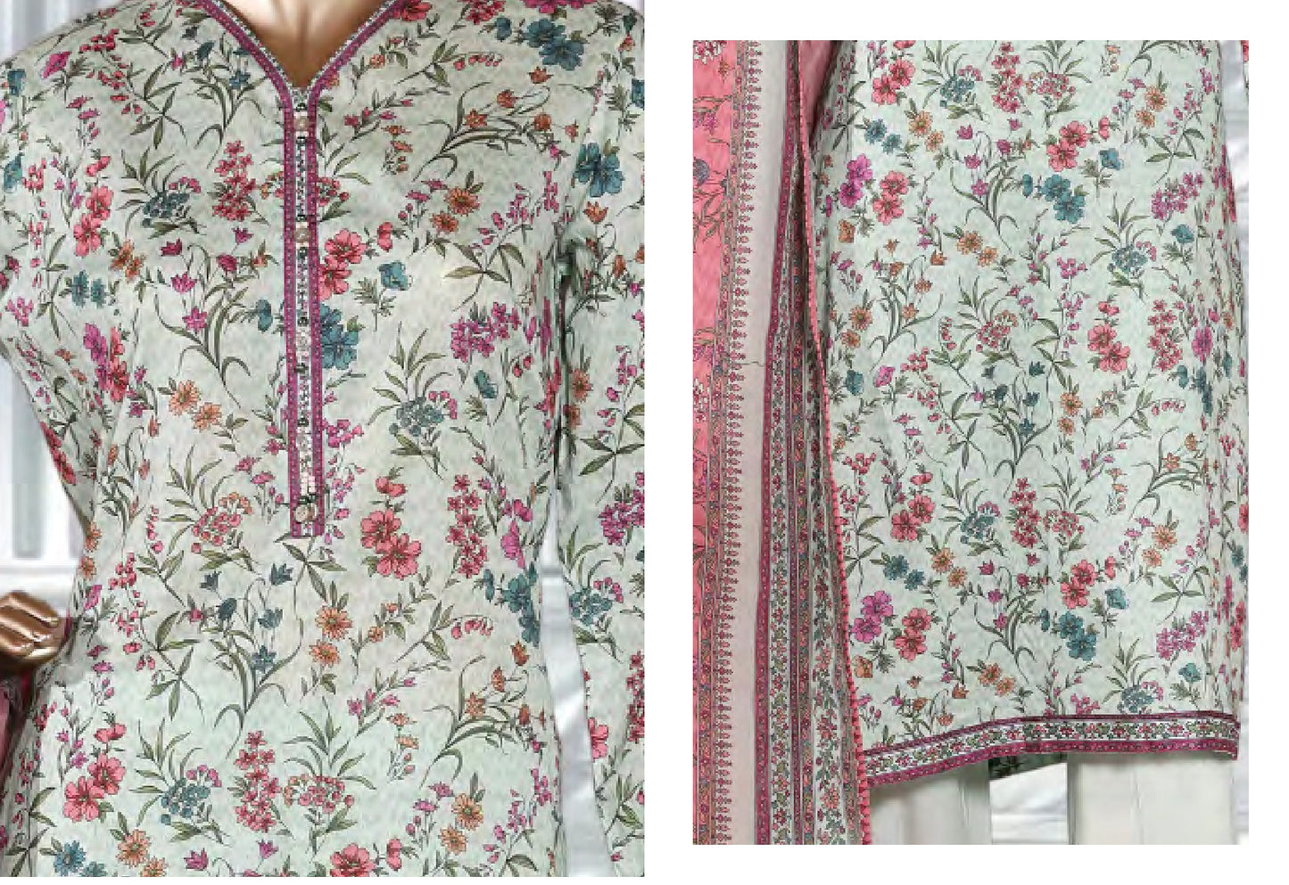 Binsaeed 3 Piece Lawn Stitch