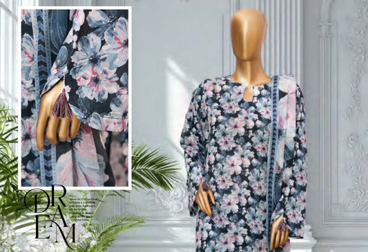 Binsaeed 3 Piece Lawn Stitch