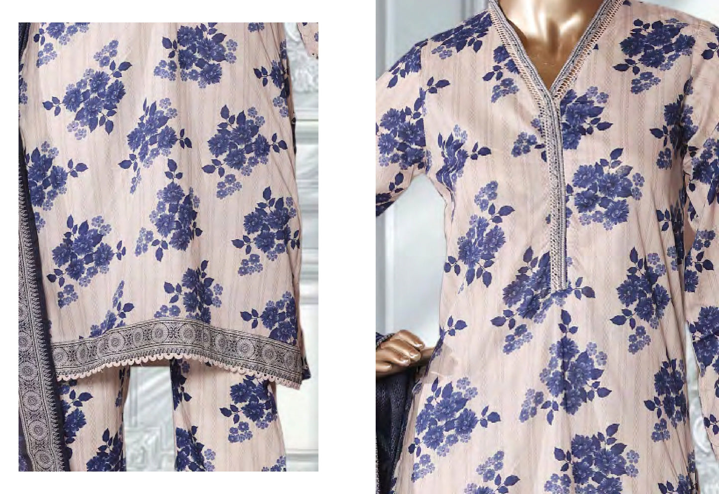 Binsaeed 3 Piece Lawn Stitch