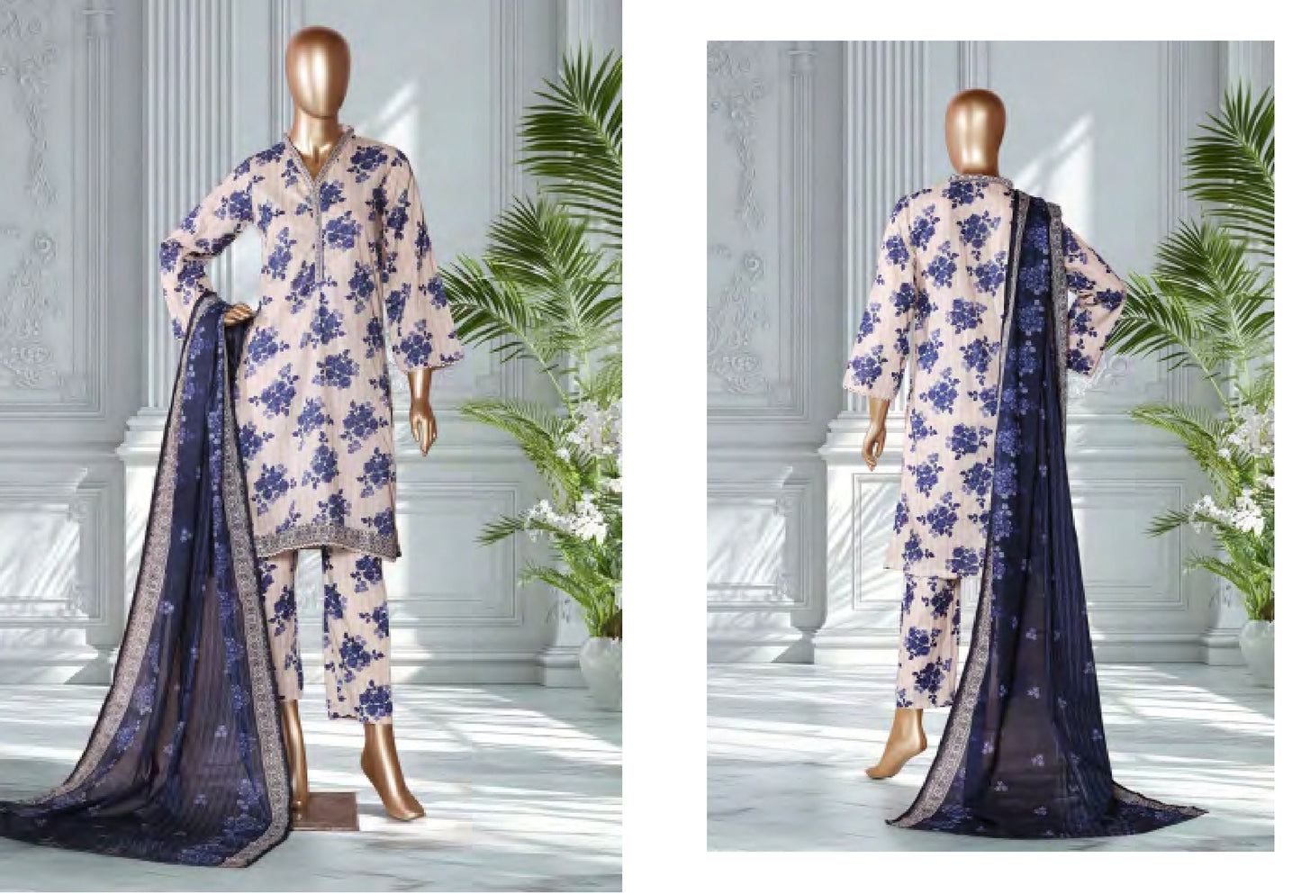 Binsaeed 3 Piece Lawn Stitch