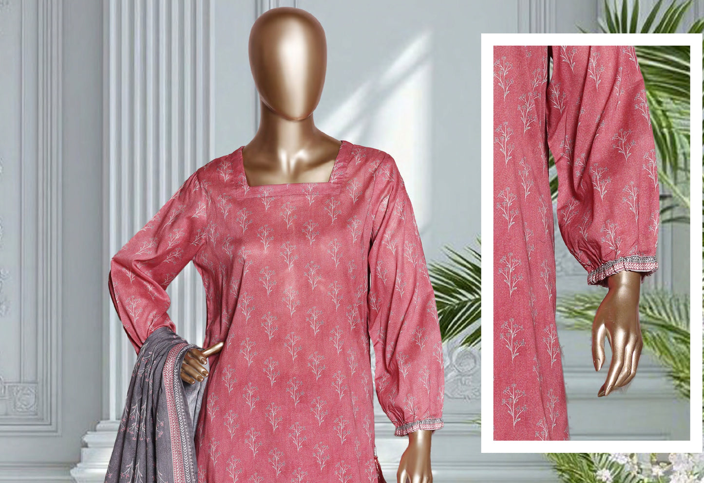 Binsaeed 3 Piece Lawn Stitch
