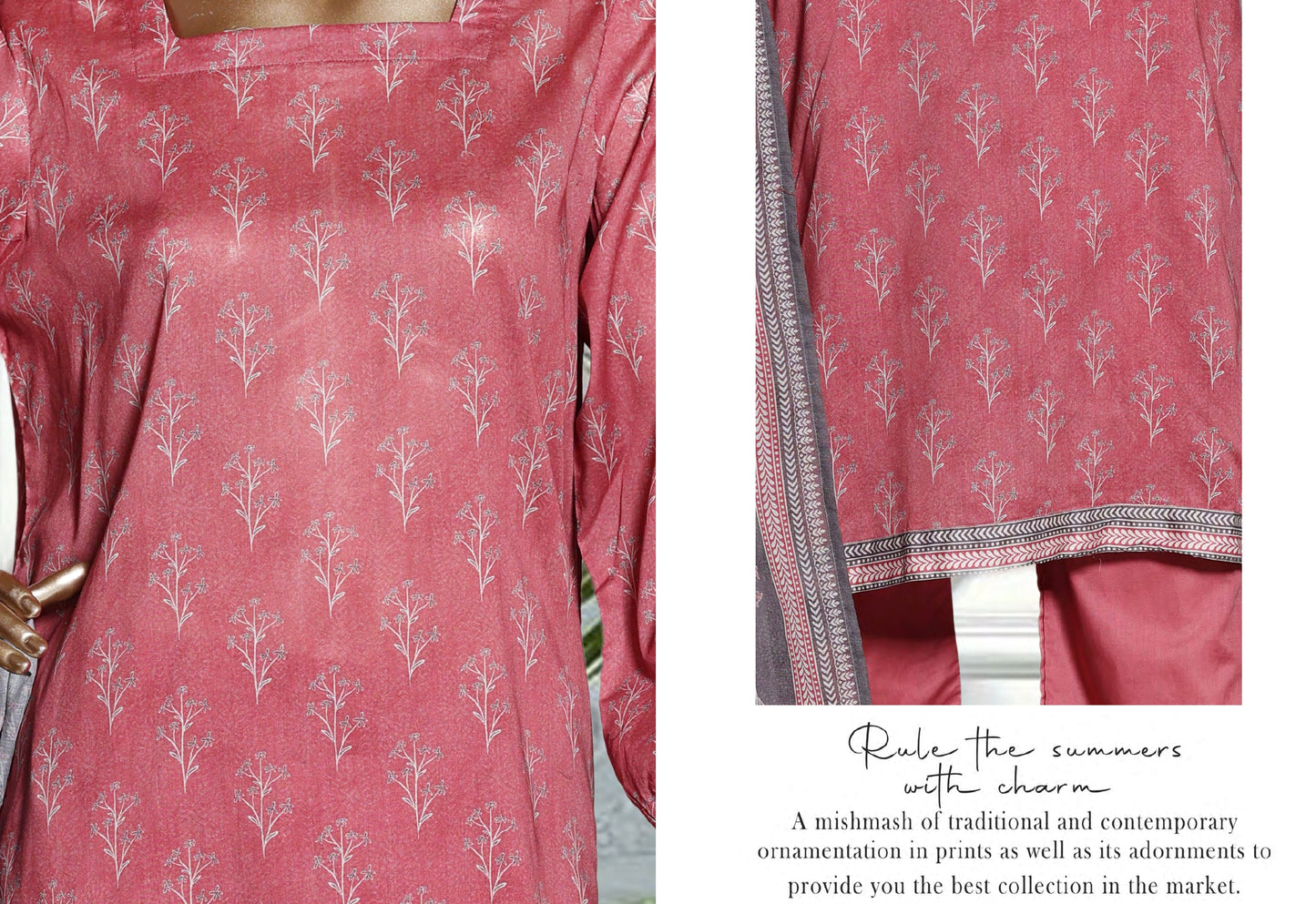 Binsaeed 3 Piece Lawn Stitch