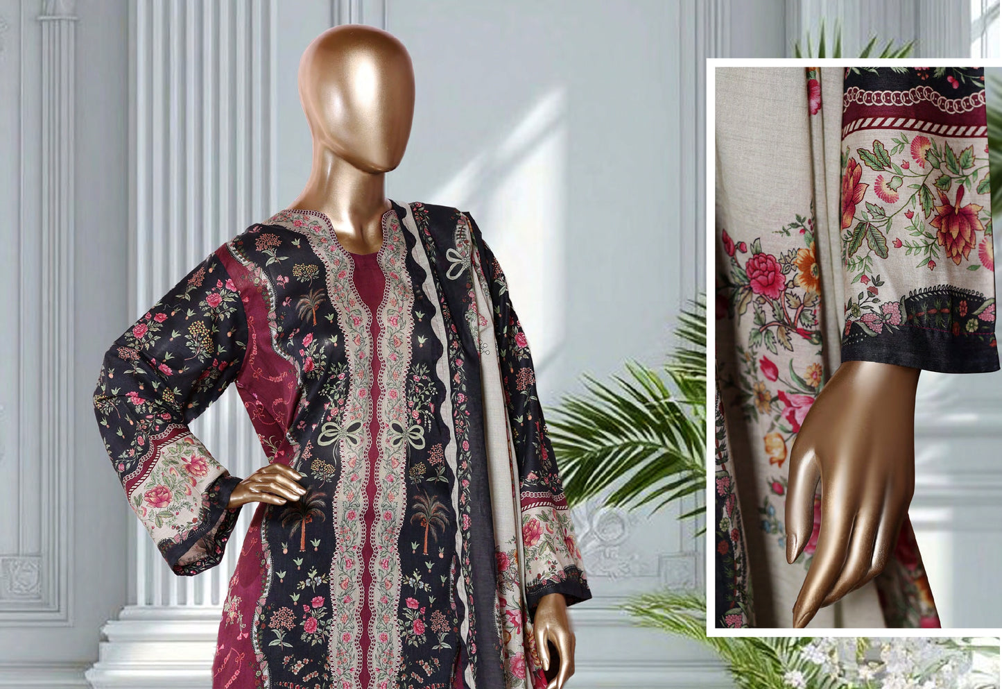 Binsaeed 3 Piece Lawn Stitch