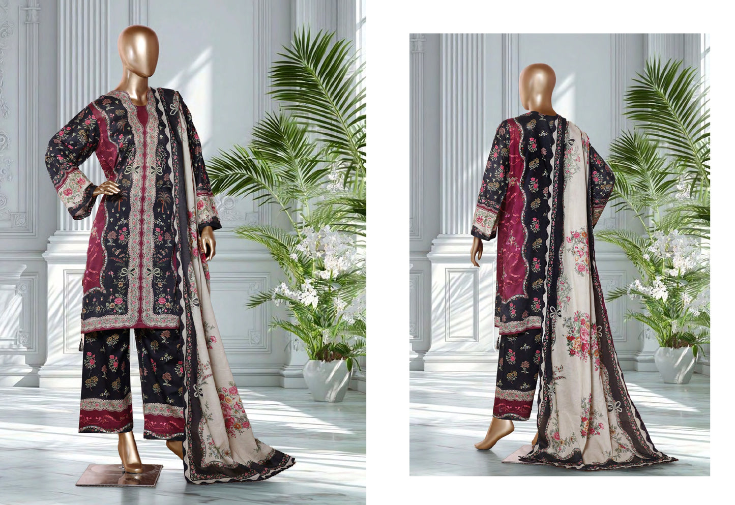 Binsaeed 3 Piece Lawn Stitch