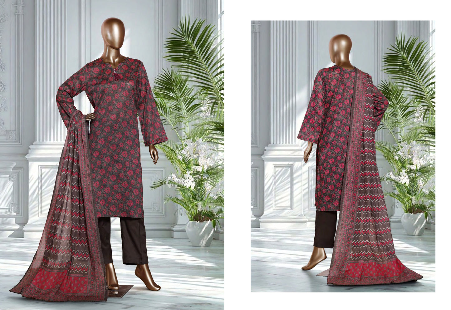 Binsaeed 3 Piece Lawn Stitch