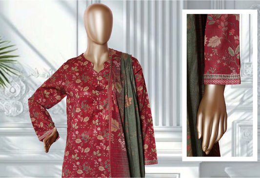 Binsaeed 3 Piece Lawn Stitch