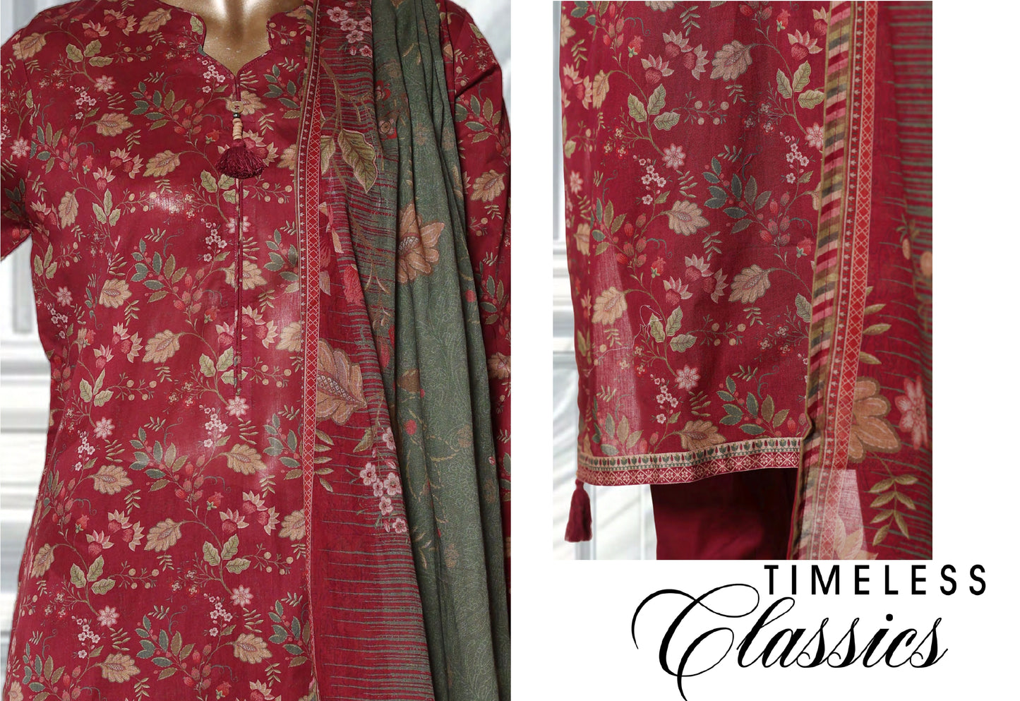 Binsaeed 3 Piece Lawn Stitch