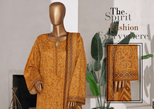 Binsaeed 3 Piece Cotton Stitch